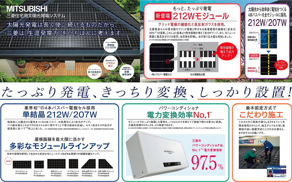 三菱住宅用太陽光発電システム